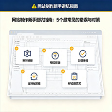 长春建站-网站制作新手避坑指南：5个最常见的错误与对策