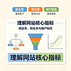 长春建站-理解网站核心指标：跳出率、转化率与用户粘性
